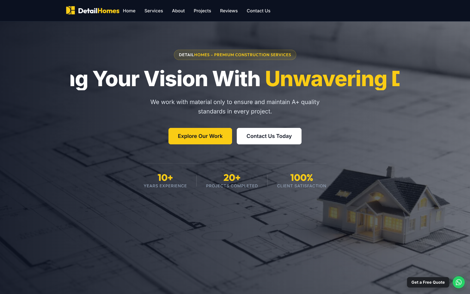 A construction studio, online.