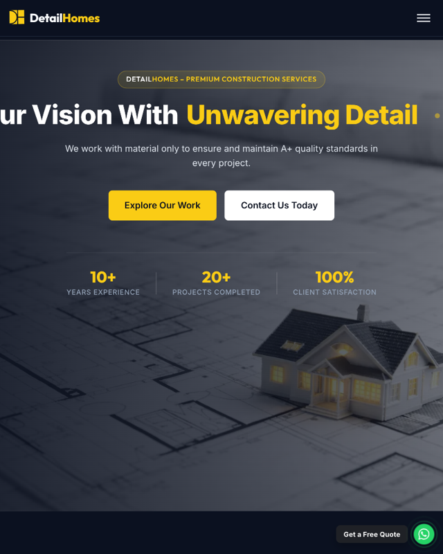 A construction studio, online.