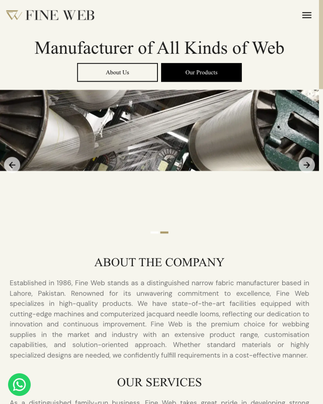 A 40-year manufacturer, rebranded online.