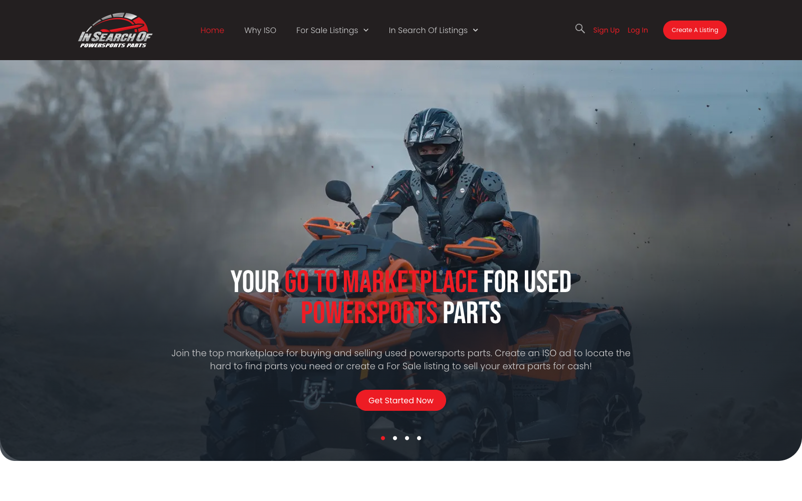 A peer marketplace for used powersports parts.