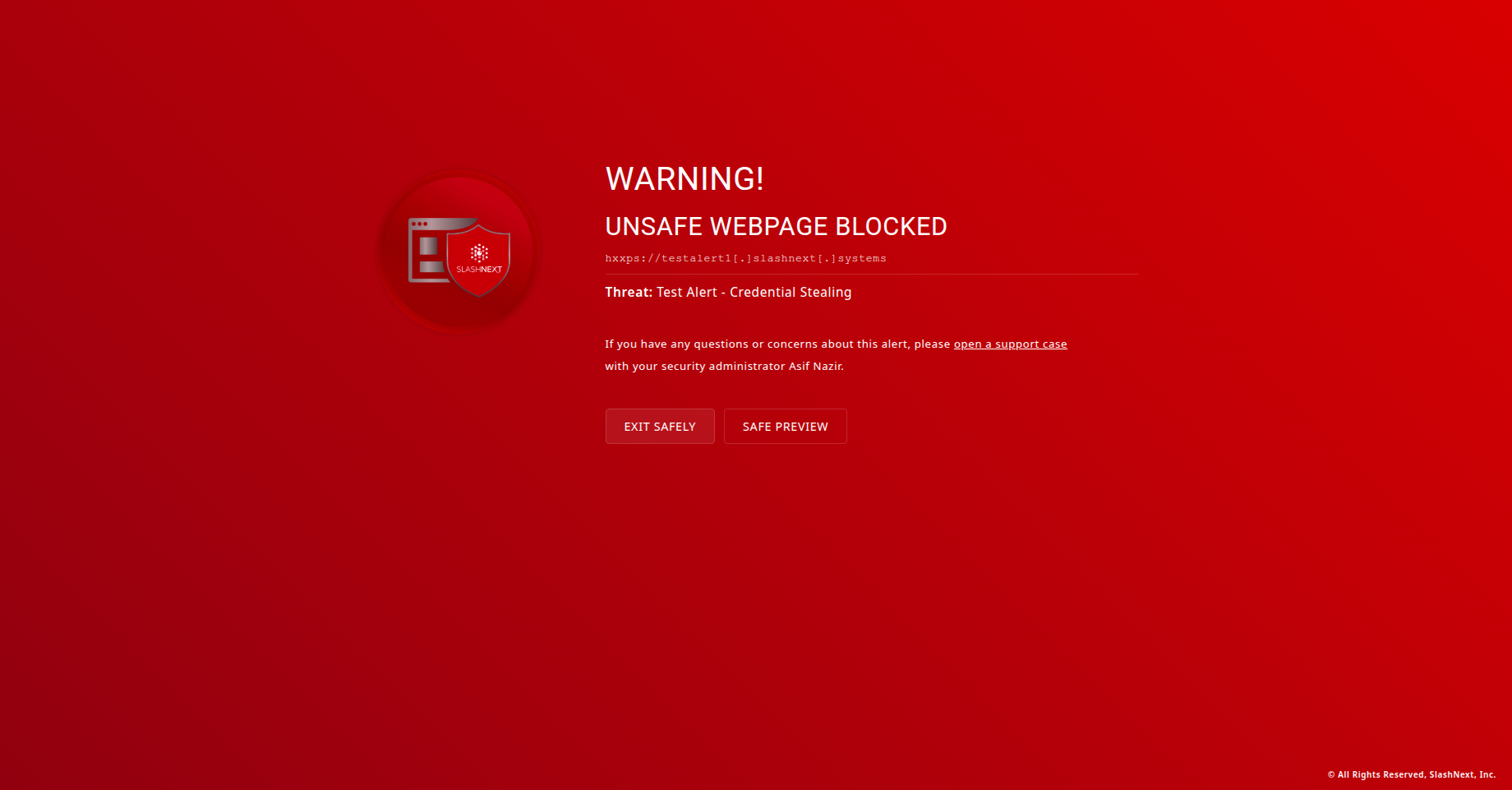 Enterprise security in the browser.